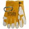 Caiman Premium Cow Grain TIG/MIG Welder's Gloves with Split Cowhide Back, Hook & Loop Closure 1828-4 - alternate 3