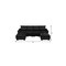Homeroots 55" Black Fabric Modular Sleeper Sofa 568293 - alternate 8