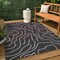 Jonathan Y Nolan Modern Coastal Organic Shapes Black/Cream 4 ft. x 6 ft. Indoor/Outdoor Area Rug TSN307B-4 - alternate 8