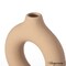 Uniquewise 9-Inch Large and 5-Inch Small Decorative Hollow Ceramic Donut Table Vase - Handmade,  QI004733.2 - alternate 7