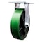 Service Caster 8 Inch Heavy Duty Green Poly on Cast Iron Rigid Caster with Ball Bearing SCC SCC-35R820-PUB-GB - alternate 1