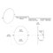 Gatco Bleu 32" Frameless Oval Mirror, Matte Black 4719MXLG - alternate 3