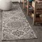 Jonathan Y Estrella Bohemian Medallion Textured Weave Black/Gray 2 ft. x 10 ft. Indoor/Outdoor Runner Rug SMB105D-210 - alternate 1