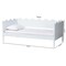 Baxton Studio Malaya Modern White Wood Full Daybed with Scalloped Edges 256-14022-ZORO - alternate 7