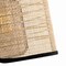 Vidalite Mazal Wall Sconce with Woven Wicker Shade, Stitched Velvet Detailing, Plug In, Flush Mount Canopy CE1009076 - alternate 6