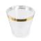Elama 100 Piece 9 Ounce Disposable Plastic Gold Rimmed Party Cup Set 750124338M - alternate 6