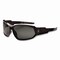 Ergodyne Loki, Ballistic Safety Glasses, Scratch-Resistant, Smoke Lens, Black Frame, Wraparound 56030 - alternate 1