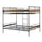 Homeroots Bronze Queen Over Queen Metal Bunk Bed 286145 - alternate 1