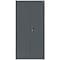 Sandusky Lee Combo Wardrobe Storage Cabinet, 72 in H, 36 in W, 18 in D, Recessed Pull, Keyed, Gray, 4 Shelves EACR361872-02 - alternate 7
