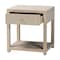 Bali & Pari Nata Bohemian Woven Natural Grasscloth 1-Drawer Nightstand 254-14032-ZORO - alternate 9