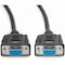 Rocstor PREMIUM 6FT 2M DB9 RS232 SERIAL NULL MODEM CABLE F/F -2 M BLACK FEMALE TO FEMA Y10C880-B1 - alternate 3