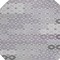 Homeroots 8' Lavender Gray And Ivory Round Floral Washable Indoor Outdoor Area Rug 617508 - alternate 7
