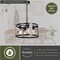Vaxcel Burien 4-Light 18 in W Taupe Farmhouse Round Pendant Light Fixture with Cage Drum Shade P0365R - alternate 8