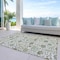 Homeroots 3' X 5' Ivory Green And Brown Floral Washable Indoor Outdoor Area Rug 603467 - alternate 8