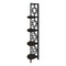 Homeroots 62" Espresso Metal Corner Bookcase 376527 - alternate 10