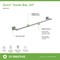 Symmons Duro 24 inch Towel Bar with Mounting Hardware 363TB-24 - alternate 5
