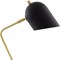 Homeroots 22" Black Iron Desk Table Lamp With Black Bell Shade 530922 - alternate 8