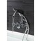 Kingston Brass 7-Inch Adjustable Wall Mount Clawfoot Tub Faucet, Polished Chrome AE8151CG - alternate 5