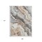 Homeroots 9' X 12' Silver And Copper Abstract Washable Indoor Outdoor Area Rug 618434 - alternate 7