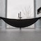 Alfi Brand Black Matte 79in Acrylic Suspended Wall Mounted Hammock Bathtub HammockTub1-BM - alternate 6