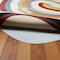 Homeroots 8' Round Beige Non Slip Rug Pad 388116 - alternate 5