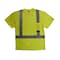 Radians T-Shirt, Type R Class 2, R, Birdseye Mesh, Hi-Vis Green, 2X ST11-2PGS-2X - alternate 13