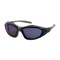 Bouton Optical Full Frame Safety Glasses w/Black Frame, Foam Padding, Blue Mirror Lens, Anti-Scratch/Anti-Fog Coating 250-50-0426 - alternate 1