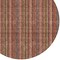 Homeroots 8' Blush Burgundy And Pink Round Striped Washable Indoor Outdoor Area Rug 615033 - alternate 7