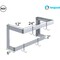 Amgood 24 in. Wall-Mounted Stainless Steel Double-Line Pot Rack AMG DPR-24-Z - alternate 5