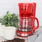 Better Chef 12 Cup 900 Watt Coffee Maker in Red IM-117R - alternate 5