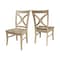 Whitewood Industries Set of Two Vineyard Curved X Back Dining Chairs, Honey C97-14P - alternate 7