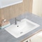Anzzi 21 in Rectangular Ceramic Drop-In Bathroom Sink Basin, Glossy White, Single Faucet Hole and Overflow LS-AZ927 - alternate 9
