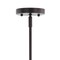 Jonathan Y Orpheus 24" 5-Light Farmhouse Industrial Iron Cylinder LED Chandelier, Oil Rubbed Bronze/Clear JYL9546A - alternate 10