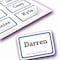 Avery Avery White Adhesive Name Badges with Blue Border 5895, 2-1/3" x 3-3/8", Box of 400, PK50 727825895 - alternate 6