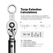 Capri Tools 3/8 in. Drive Torque Adapter Set, 12-Point Box End, 1/4 to 3/4 in., SAE, 9-Piece with Mechanic's Tray CP31510-9ST - alternate 8