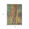 Homeroots 8' X 10' Orange And Teal Blue Abstract Washable Indoor Outdoor Area Rug 616163 - alternate 6