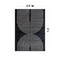 World Rug Gallery Contemporary Arch Design Area Rug 2 ft 3 in x 4 ft Black WR94BLACK2X4 - alternate 6
