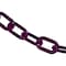 Mr. Chain 2" x 25' Purple Heavy Duty Plastic Safety Chain 51023-25 - alternate 1