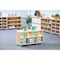Beleduc By Playwell Palermo 41inx14in Low 2-Layer Shelf - Open, White/Oak Veneer, 18inH, Scratch-Resistant, Ages 3+ 846029 - alternate 6
