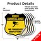 Signmission Video Surveillance Shield Sign We Prosec, 4 inch X 4 inch, Vinyl Decal, 5PK SHI-D-5PACK-4-471 - alternate 4