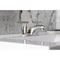 Kingston Brass Double-Handle 4" Centerset Bathroom Faucet with Pop-Up Drain, Brushed Nickel FB8628CML - alternate 6