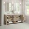 James Martin Vanities Breckenridge 72" Double Vanity, Whitewashed Oak, w/ 3 CM Siberian Silestone Top 330-V72-WWO-3SFR - alternate 9