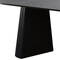 Homeroots 79" Black Wood Double Pedestal Base Oval Dining Table 720662 - alternate 4
