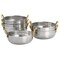 Martha Stewart 6 Piece Mini Vintage Circular Au Gratin Pan Set with Brass Handle 80660.01 - alternate 1