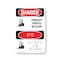 Signmission Safety Sign, OSHA Danger, 10" Height, Aluminum, Forklift Traffic Be Alert Bilingual, VK-1265 OS-DS-A-710-VK-1265 - alternate 1