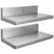 Amgood 16 in. Stainless Steel Wall Shelf (2 Pack) - 16 in. x 8.6 in. x 3.5 in., 2PK AMG DFWS-0816-Z - alternate 1
