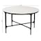 Baxton Studio Akanji Marble Coffee Table, Round 270-14706-ZORO - alternate 6