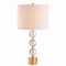 Jonathan Y Ashley 25.25" Crystal LED Table Lamp, Clear/Brass JYL5017A - alternate 1