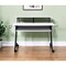 Homeroots 47" White and Black Computer Desk 491456 - alternate 6