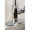 Kingston Brass Single-Handle Bar Faucet with Knurled Handle, Polished Chrome KSD8501RKZ - alternate 5